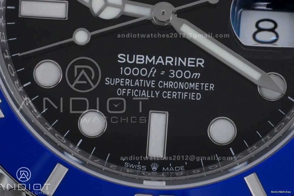 1156 Blue Ceramic Monster VSF 126619LB FlexibleFit A Version Youth Submariner 904L Steel 41mm The Cookie 0329